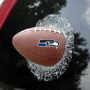 Seattle Seahawks NFL Shatter Ball Window Decal:  Sports 
