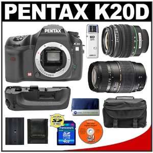 Digital SLR Camera with Pentax SMC DA 18 55mm AL II Zoom Lens + Tamron 
