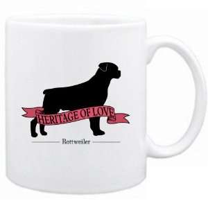    New  Rottweiler  Heritage Of Love  Mug Dog