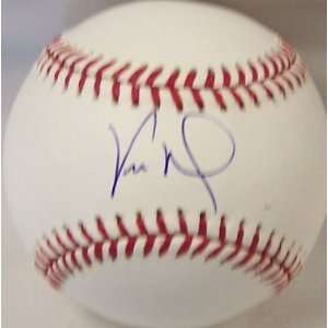  Vernon Wells Autographed / Signed Baseball Sports 
