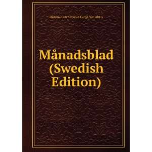  MÃ¥nadsblad (Swedish Edition) Historie Och Antikvit 