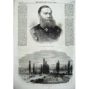  War General Vogel Falkenstein 1870 Town Mezieres Art