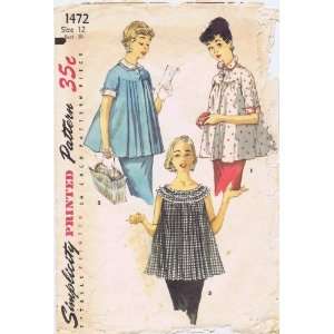   Sewing Pattern Maternity Tops Size 12 Bust 30 Arts, Crafts & Sewing