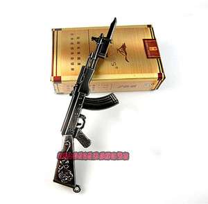 Military Gun Weapon Model AK 47 Assult Rifle Key Chain  