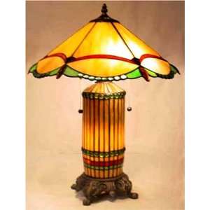  Tiffany Style Stained Glass Table Desk Lamp Mission T18791 