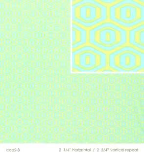 Amy Butler Midwest Modern Honeycomb Lime Quilt Fabric  