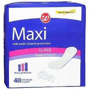   Maxi Pads, Super, 48 ea, 48 ea Health 