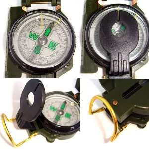   hiking camping lensatic lens compass 030104