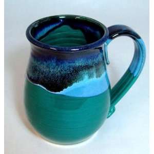  Green Frost Mug by Moonfire Pottery