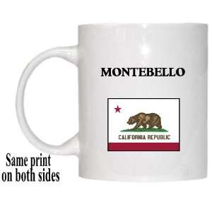  US State Flag   MONTEBELLO, California (CA) Mug 