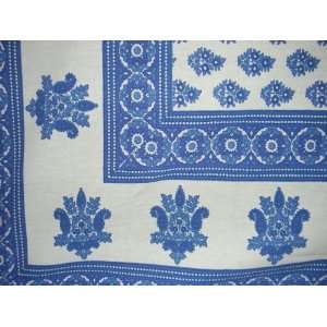  Monotone Buti Tapestry Tablecloth Home Decor Twin