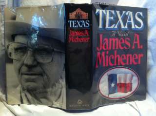 Texas by James Michener SIGNED FIRST EDITION  