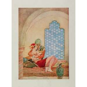  Willy Pogany Rubaiyat Khayyam Lovers Color Print c.1920 