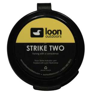 Loon Outdoors Strike Two Yellow fly fishing indicator  