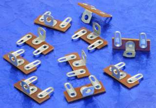 Ten Two Lug Brown Terminal Strips With Ground Mounting Tab For 