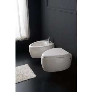 Scarabeo by Nameeks Moai ART 8604 Moai Wall Mount Toilet with Seat and 