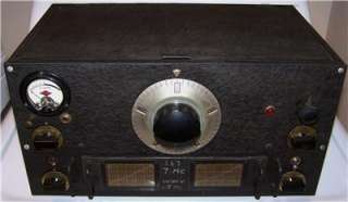 vintage National HRO tube ham radio receiver & 4 tunning coils  