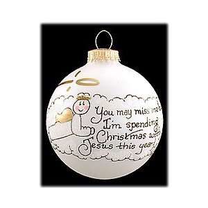 Miss Me Boy Heart Gifts Ornament