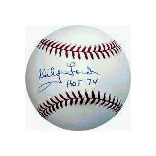  Whitey Ford Hand Signed HOF 74 Baseball: Sports 