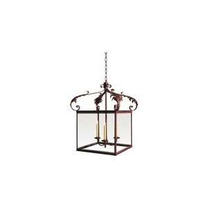 Chart House Large Provincial Lantern in Natural Rust by Visual Comfort 