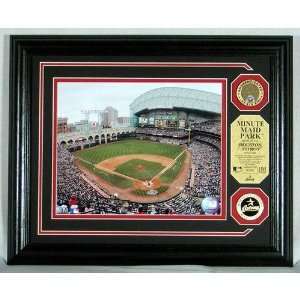  Minute Maid Park Authenticated Infield Dirt Photomint 