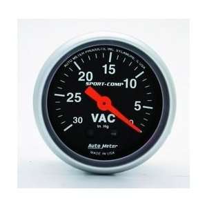 Auto Meter 3384 MINI SPORT COMP VACUUM 3: Automotive