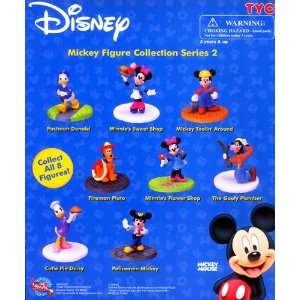  Disney Mickey Mouse & Friends Mini Figures Set: Toys 