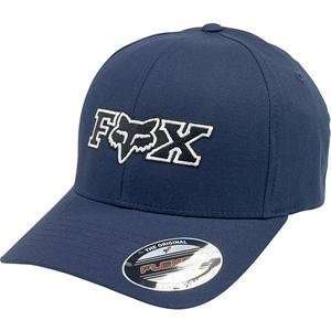    Fox Racing Corpo Flexfit Hat   Small/Medium/Navy: Automotive