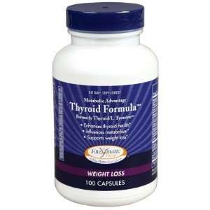 Enzymatic Therapy  Metabolic Advantage, Thyroid Formula, 100 capsules