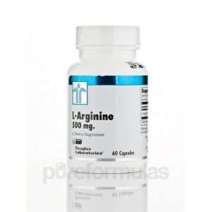  Douglas Laboratories L Arginine 500 mg 60 Capsules Health 