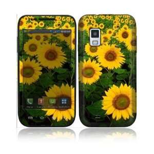 Samsung Mesmerize Decal Skin Stickers   Sun Flowers 