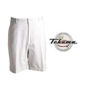  Tehama Mens Golf Shorts (Color=Khaki,Size=42): Sports 