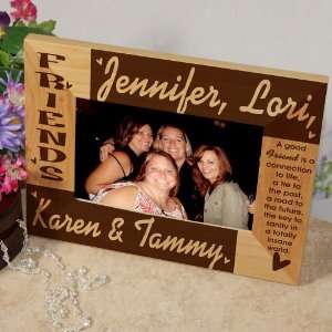  Friends Personalized Wooden Picture Frame