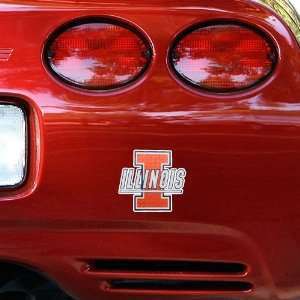   NCAA Illinois Fighting Illini Team Logo Car Decal