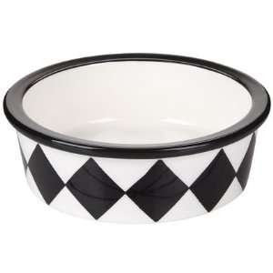  Melia Pet Harlequin Ceramic Dog Bowl   Small (Quantity of 