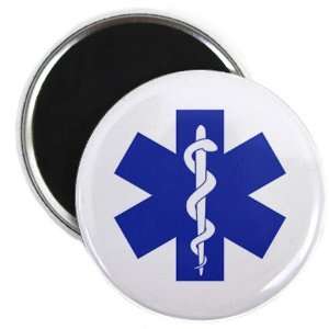  BLUE MEDICAL ALERT SYMBOL Heroes 2.25 inch Fridge Magnet 