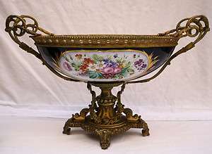 MAGNIFICENT 19C FRENCH H. P SEVERS BRONZE CENTER PIECE  