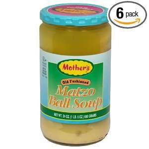 Mothers Matzo Ball Soup, 24 Ounce (Pack of 6)  Grocery 