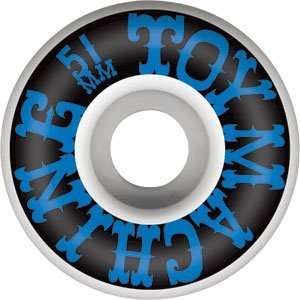  Toy Machine Matokie V5 51mm Blue Skateboard Wheels (Set Of 