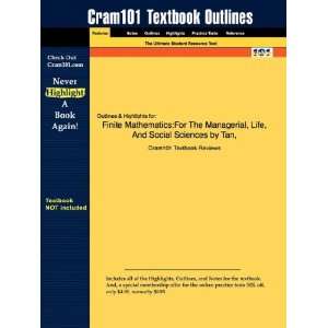  Studyguide for Finite Mathematics For The Managerial, Life 