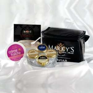 Markys Global Caviar Gift Basket Grocery & Gourmet Food