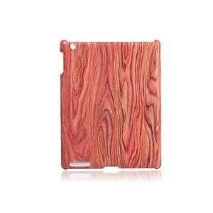    Face Style Wood Grain Back Cover Case for Apple iPad 2 Electronics
