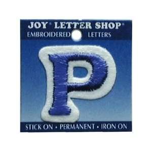  Joy Letter Shop Iron On Blue P (6 Pack)