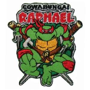   Turtle Raphael Cawabunga Officially Licensed Iron On Patch Everything