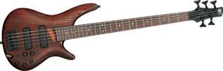 Ibanez SR605 5 String Bass Guitar Walnut Flat  