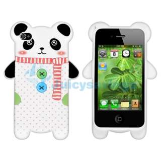 Panda Pattern TPU Case+Privacy Filter Screen Protector For Apple 