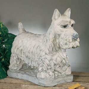  Henri Studio Scottish Terrier Statue_Ivory