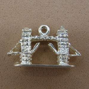 Vintage Sterling Silver London Bridge Bracelet Charm England  