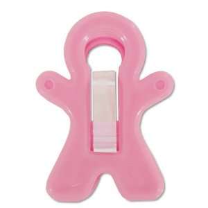 Adams Manufacturing : Clamp Man, Plastic, Pink, 3/pack  :  Sold as 2 