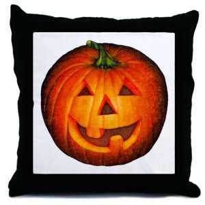   Throw Pillow Halloween Holiday Jack o Lantern Pumpkin: Everything Else
